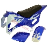 carenado mini cross azul tipo 1, Piezas minimoto cross