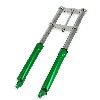 Horquilla para minimotos cross verde, Piezas minimoto cross