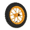 Rueda trasera completa para mini cross (8'' amarillo), Piezas minimoto cross