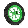 Rueda trasera completa para mini cross (8'' verde), Piezas minimoto cross