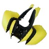 Carenado delantero Negro-Amarillo para Quad Shineray 200STIIE, Recambios Shineray 200STIIE y STIIEB