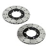 Par de discos delanteros para quad Shineray 150cc (XY150STE), Recambios Shineray 150 STE
