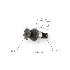 Piñón reforzado 8 dientes paso métrico pequeño, Piezas Pocket Blata MT4