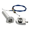 Puño acelerador rápido de calidad ALU + cable Azul, recambios YAMAHA PW50