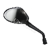 Retrovisor izquierdo para scooter Baotian BT49QT-12 (negro - Tipo 2), Recambios Baotian BT49QT-12