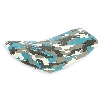 Sillín de camuflaje azul para supermotard, Piezas minimoto Supermoto