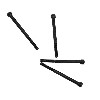 Pernos de fijación para Kit motor de mini quad, Recambios para mini quads