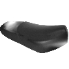 Sillín negro para scooter chinas, Piezas de scooter chino