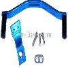 Palanca de cambios en aluminio para quad (AZUL), Recambios quad chinas 200cc