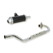 Tubo de escape Racing Inox para Pit bike 200cc AGB30