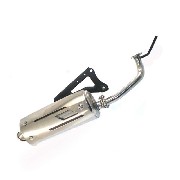 Tubo de escape para scooter chinas 50cc 2 tiempos