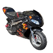 Minimoto 49cc con faros