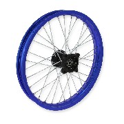 Llanta DEL. 17'' AZUL para Pit Bike AGB30