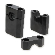 Torreta de dirección para Citycoco (negro)