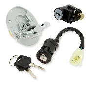 Tapón de depósito de gasolina + Neiman quad Bashan 200cc (BS200S-7)