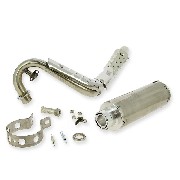 Tubo de escape cromada Skyteam Dax 125cc