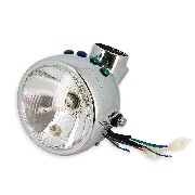 Faro delantero completo cromado para Skymini Skybongo