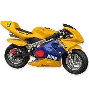 Minimoto 49cc Alta calidad amarillo y azul