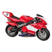 Minimoto 49cc Alta calidad rojo y blanco