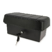 asiento del pasajero y caja de herramientas con cerradura para citycoco