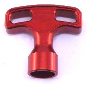 Empuñadura de tirador color ROJO