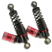 Par de amortiguadores traseros (210 mm) para Mini Citycoco rojo