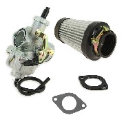 Kit carburador de 30mm para quad + adaptador de tubo