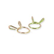 Lote de 2 abrazaderas 8mm para macarrones de Quad Bashan 250cc (BS250S-11)