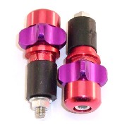 Tapón protector de manillar Rojo-Violeta (tipo 2)