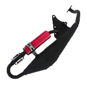 Tubo de escape para scooter chinas 50cc 4 tiempos (tipo 2)