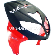 Carenado frontal ROJO para Scooter Viper R1 