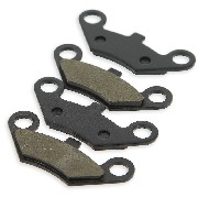 Pastillas de freno DEL. para quad Bashan 300cc (BS300S-18A)