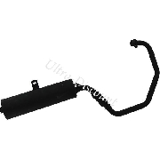 Tubo de escape para quad Bashan BS200S-3