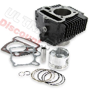 Kit de cilindro negro para Pit Bike 125cc (LIFAN : 1P52FMI)