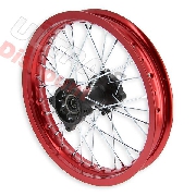 Llanta trasera Pit Bike 14'' ROJO para AGB30 (Ø:15mm, tipo 4)