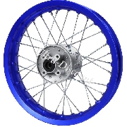 Llanta trasera Pit Bike 14'' AZUL (tipo 1)