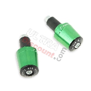 Tapón protección de manillar verde (tipo 7) por quads Shineray 300