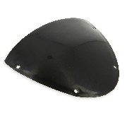 Parte superior cúpula para minimotos (negro)