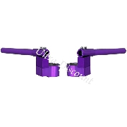 Manillar con abrazaderas tuning Violeta minimoto (tipo 3)