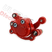 Pinza de freno delantera derecha color rojo para pocket quad