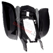 Carenado trasero ROJO Quad Shineray 200cc STIIE Negro-Gris