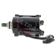 Motor de arranque para Shineray 250cc STXE, piñón 11 dientes, negro