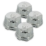 4x Capuchones de llanta en aluminio Quad Shineray 250cc STXE