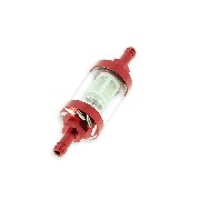 Filtro de gasolina desmontable de ALTA CALIDAD (tipo 4 rojo) por Dax Skyteam