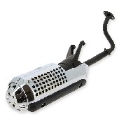 Tubo de escape para scooter Baotian BT49QT-7