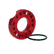 Adaptador de tobera Dax 50cc a 125cc (22mm) ROJO