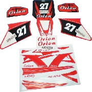 Kit de decoración ROJO para Pit Bikes AGB27