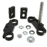 Tijas de horquilla completas 45x48x160 Pit Bike (typo 3) - NEGRO