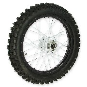 Rueda trasera 18'' para Pit bike Negro (110/90-18)