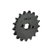 Piñón de 17 dientes Pit Bike (428 - Ø:17mm)